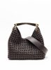 Elleme Dark Brown Boomerang Women Boomerang Woven Leather Dark Brown - Image 3