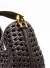 Elleme Dark Brown Boomerang Women Boomerang Woven Leather Dark Brown - Image 4