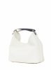 Elleme Default Title Small Boomerang Pebbled Leather White - Silver Boomerang Women - Image 3