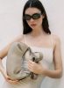 Elleme Dimple Women Dimple Moon Pebbled Leather Taupe Default Title - Image 2