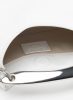 Elleme White Women Boomerang Mini Boomerang Leather White - Silver - Image 4