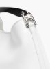 Elleme White Women Boomerang Mini Boomerang Leather White - Silver - Image 5