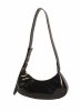 Elleme Women Dimple Moon Patent Leather Black Dimple Default Title - Image 2