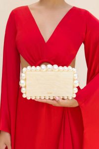 Eos Clutch - Pearl Women Clutches Cult Gaia Pearl - Image 3