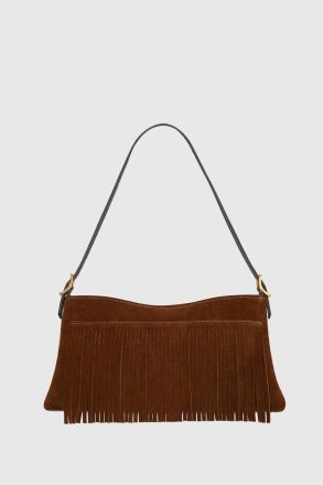 Fringe Baguette Women Fringe Baguette Rebecca Minkoff Cannella-Black
