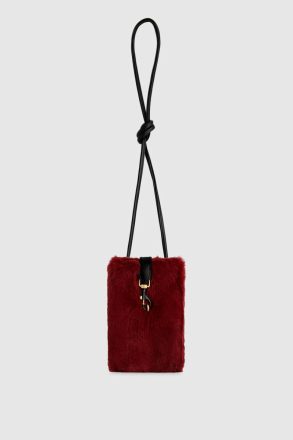 Fur Phone Crossbody Rebecca Minkoff Crossbody Bag Maraschino Women
