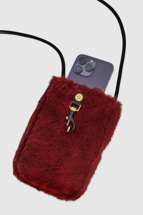 Fur Phone Crossbody Rebecca Minkoff Crossbody Bag Maraschino Women - Image 3