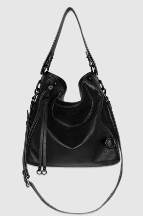 M.a.b. Hobo Bag - Black Black-Black-Shellac Hobo Bag Women Rebecca Minkoff