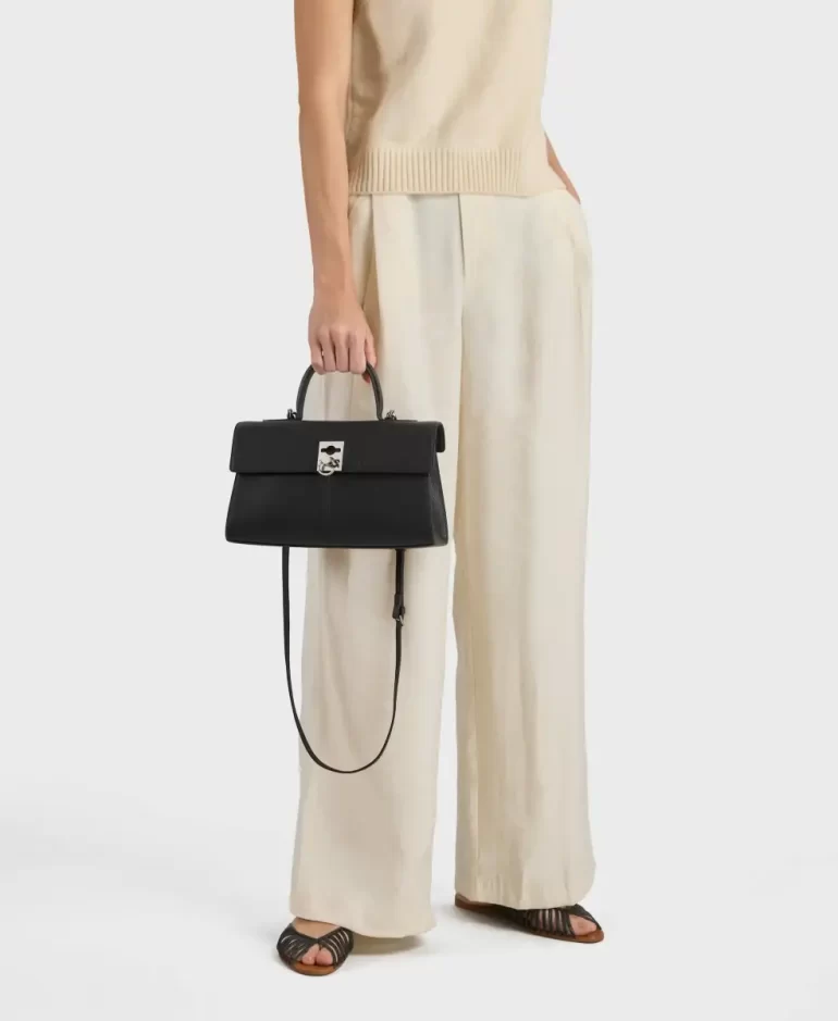 Medium Stance - Black(Texture) Cafune Women Crossbody - Image 5