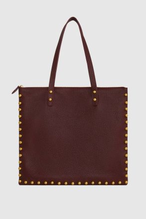 Milan Tote With Studs Port Women Tote Bag Rebecca Minkoff