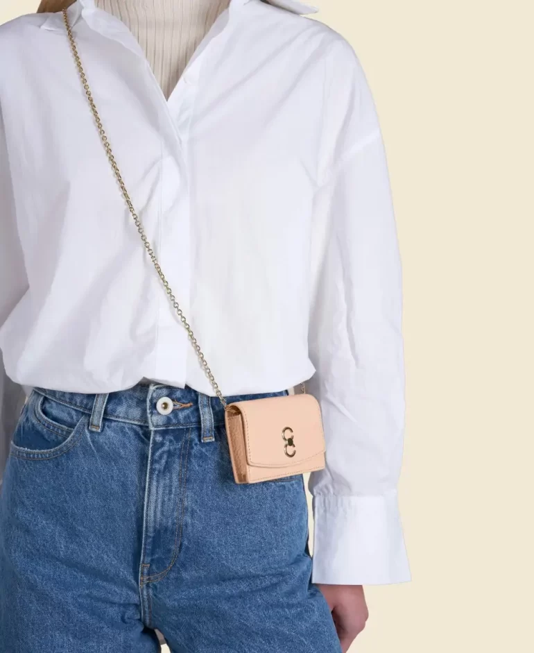 Mini Bag Cafune Double-C Cardholder - Blush Women - Image 2