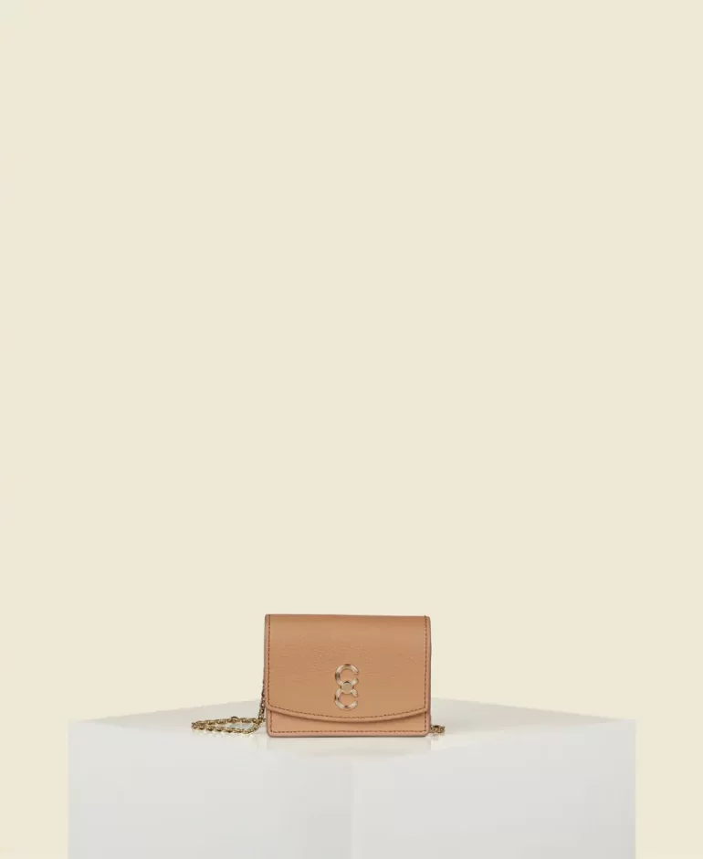 Mini Bag Cafune Women Double-C Cardholder - Camel - Image 5