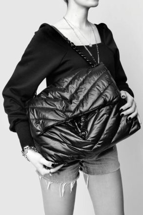 Rebecca Minkoff Black Women Edie Nylon Xl Shoulder Shoulder Bag - Image 4