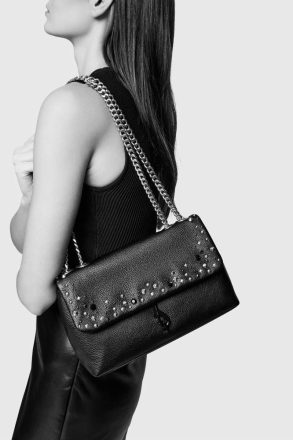 Rebecca Minkoff Black Women Edie Studded Medium Crossbody Crossbody Bag - Image 4