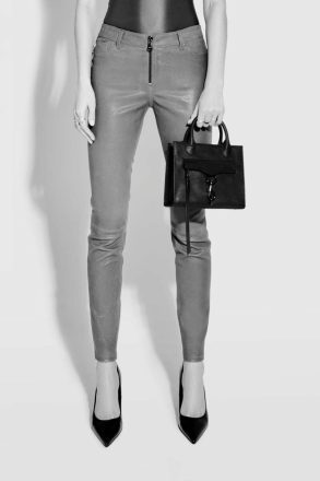 Rebecca Minkoff Megan Mini Tote Black-White Women Tote Bag - Image 5