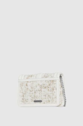 Rebecca Minkoff Paper-Tweed Crossbody Bag Women Chevron Quilted Small Love Crossbody - Image 2