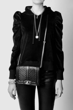 Rebecca Minkoff Paper-Tweed Crossbody Bag Women Chevron Quilted Small Love Crossbody - Image 4