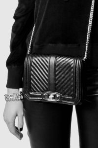 Rebecca Minkoff Paper-Tweed Crossbody Bag Women Chevron Quilted Small Love Crossbody - Image 5