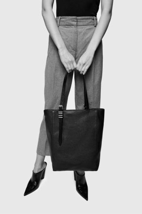Rebecca Minkoff Tote Bag Black Buckle Up Tote Women - Image 4