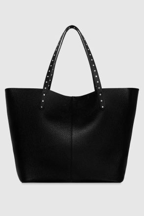 Rebecca Minkoff Tote Bag Women Black Soft Studded Tote