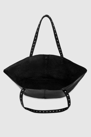 Rebecca Minkoff Tote Bag Women Black Soft Studded Tote - Image 3
