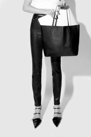 Rebecca Minkoff Tote Bag Women Black Soft Studded Tote - Image 4