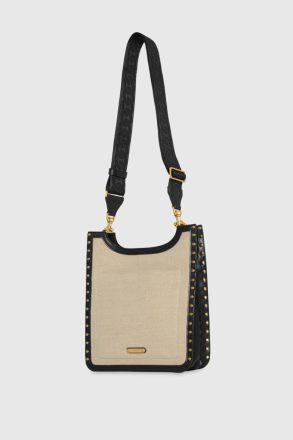 Rebecca Minkoff Women Feed Bag Darren Surplus Medium Feed Natural-Black - Image 2