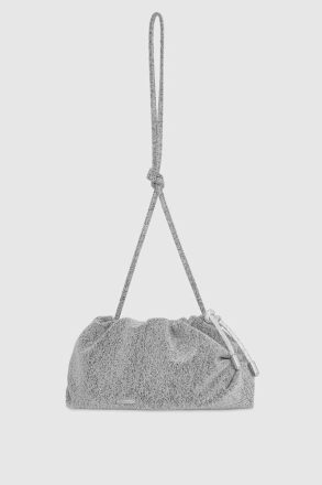 Rebecca Minkoff Women Silver Tied Up Clutch Clutch - Image 2