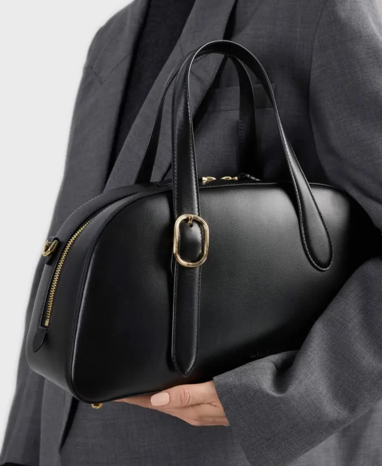 Shoulder Bag Asra Boston Bag - Black Women Cafune - Image 5