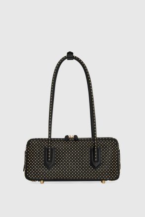 Shoulder Bag Black Rebecca Minkoff Women The Brief Studded Shoulder