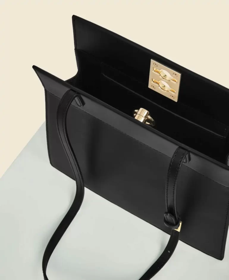 Shoulder Bag Cafune Stance Clasp - Black Women - Image 4
