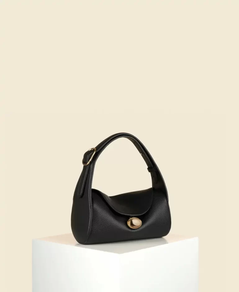 Shoulder Bag Drop Duffel - Black Women Cafune