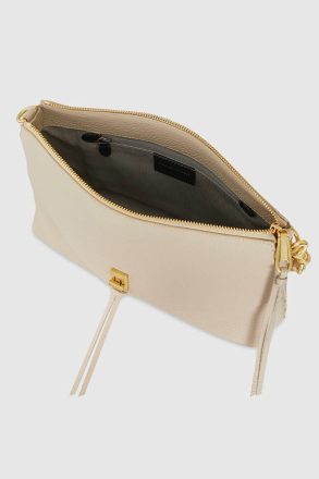 Shoulder Bag Rebecca Minkoff Darren Top Zip Shoulder Bag Stone Women - Image 3