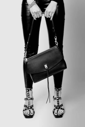 Shoulder Bag Rebecca Minkoff Darren Top Zip Shoulder Bag Stone Women - Image 4