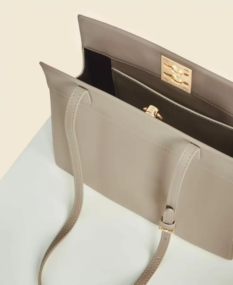 Shoulder Bag Women Stance Clasp - Taupe Cafune - Image 4