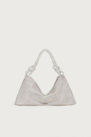 Shoulder Bags Clear Hera Nano Rhinestone Shoulder Bag - Clear Women Cult Gaia