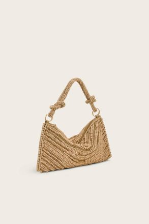Shoulder Bags Women Cult Gaia Natural Wood Bead Multi Hera Nano Shoulder Bag - Natural Wood Bead Multi - Image 2