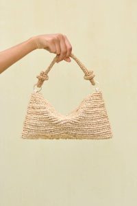 Shoulder Bags Women Cult Gaia Natural Wood Bead Multi Hera Nano Shoulder Bag - Natural Wood Bead Multi - Image 3