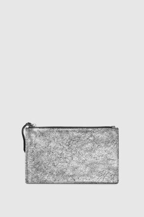 Silver Rebecca Minkoff Women Large Pouch Clutch