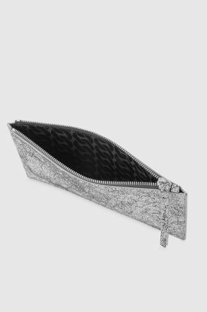 Silver Rebecca Minkoff Women Large Pouch Clutch - Image 3