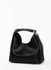 Small Boomerang Leather Black - Silver Women Black Elleme Boomerang - Image 3