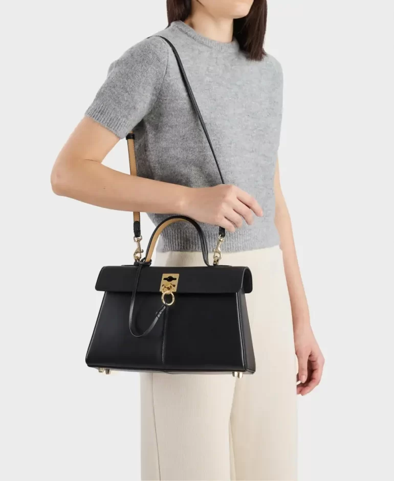 Stance Bag - Black Cafune Women Shoulder Bag - Image 2
