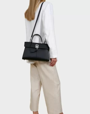 Stance Bag - Black(Texture) Cafune Women Shoulder Bag - Image 2