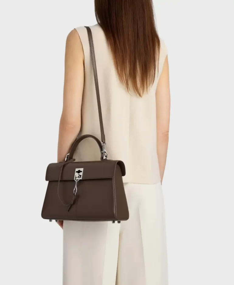 Stance Bag - Dark Rosewood Women Cafune Shoulder Bag - Image 5