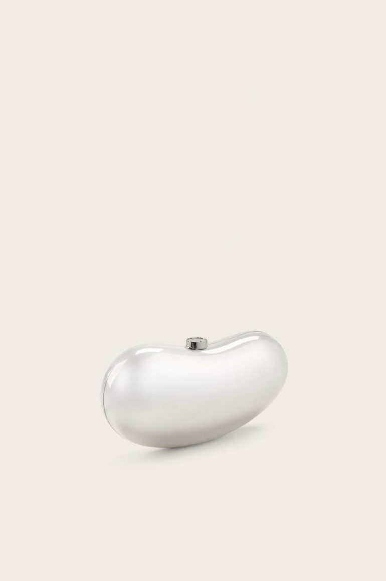 Tallulah Clutch - Shiny Silver Cult Gaia Women Shiny Silver Clutches - Image 2