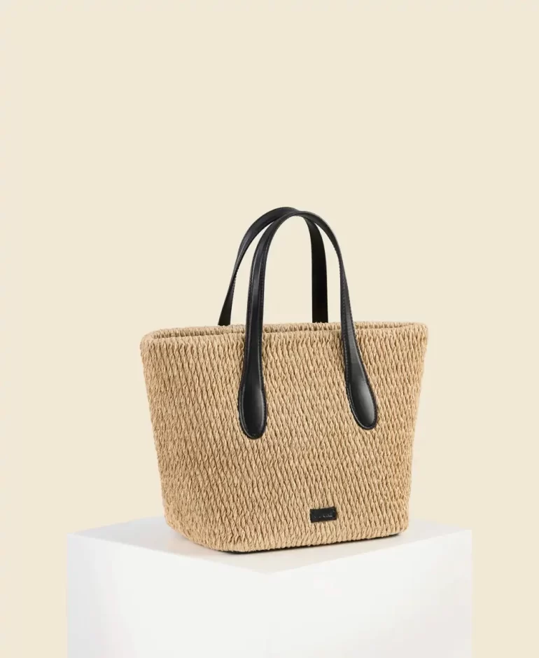 Tote Bag Cafune Mini Hexa Tote - Natural/Black Women - Image 3