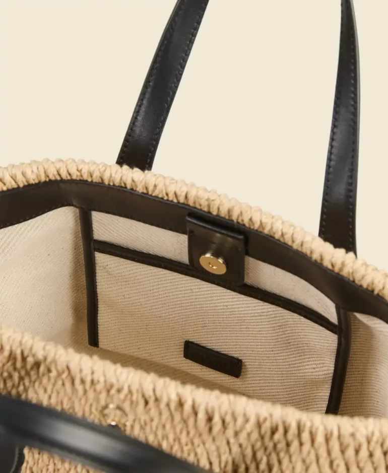 Tote Bag Cafune Mini Hexa Tote - Natural/Black Women - Image 4