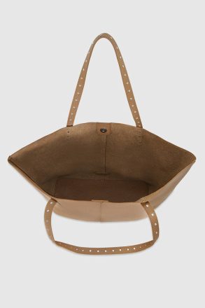 Tote Bag Women Rebecca Minkoff Soft Studded Tote Saddle - Image 3
