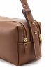 Trousse Pebbled Leather Cognac/White Stitching Trousse Women Cognac Elleme - Image 3