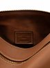 Trousse Pebbled Leather Cognac/White Stitching Trousse Women Cognac Elleme - Image 4